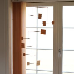 Quadrat mobile, 9 natur  