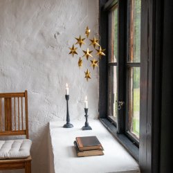 Sirius Stjerne Mobile mini, guld  