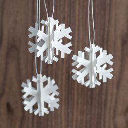 Snowflakes, 3 pcs