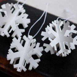 Snowflakes, 3 pcs