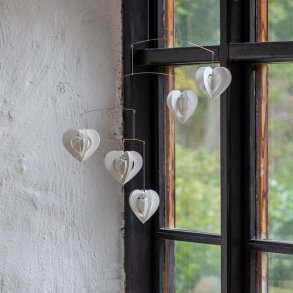 Clara Heart Mobile, white
