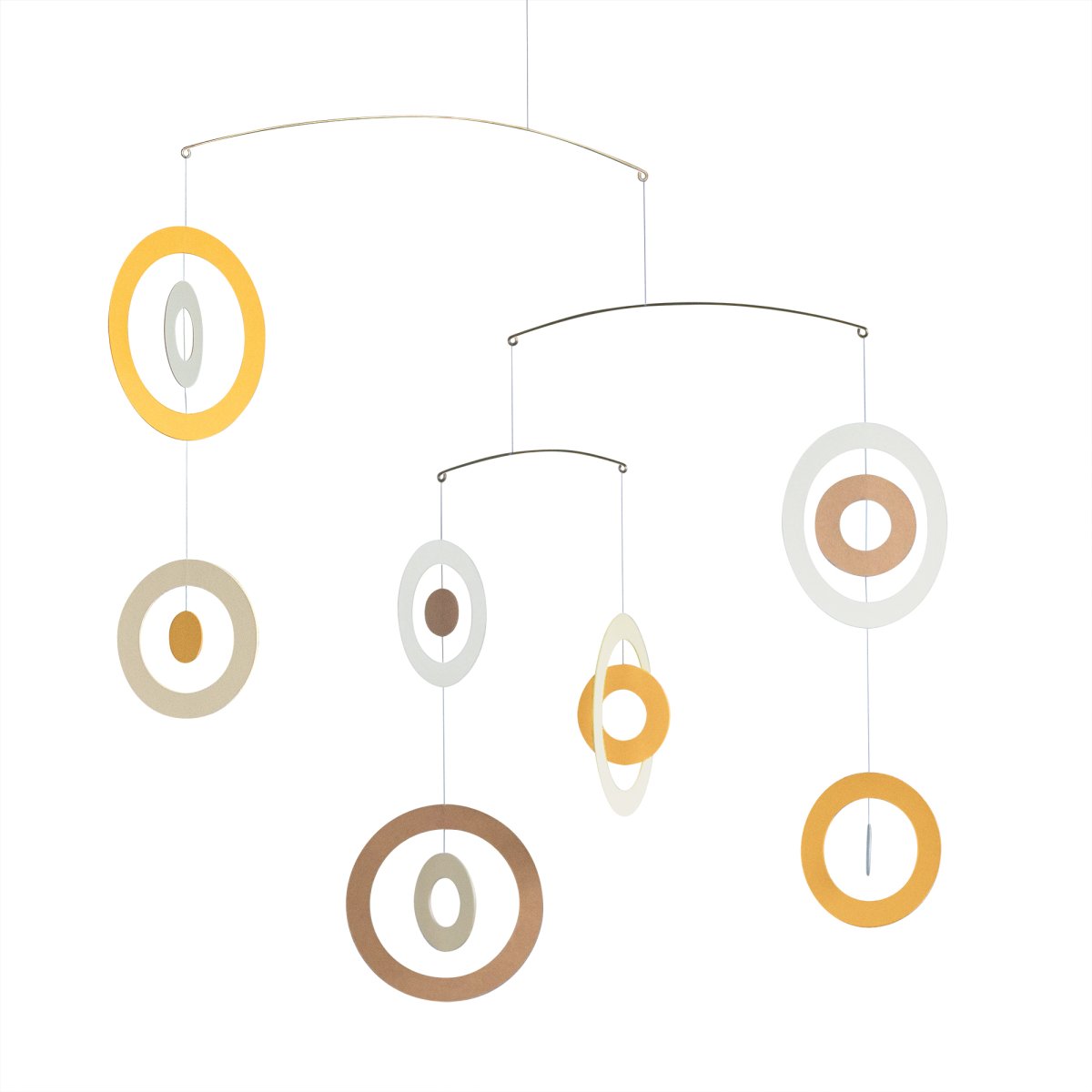 Bubble Mobile, gul Mobiler / Uroer Livingly Paper Craft and Mobiles