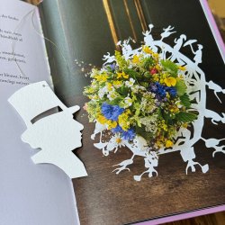 HC Andersen Christmas Ornaments, Bering, white