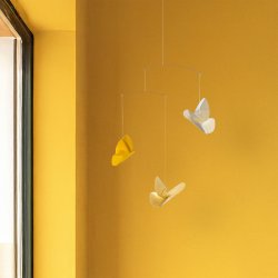 Butterfly Mobile, yellow