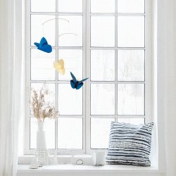 Butterfly Mobile, blue