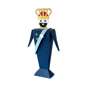 Konge, papirfigur, Den Kongelige Samling