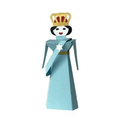 Dronning, papirfigur, Den Kongelige Samling