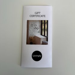 Gift certificate, print yourself