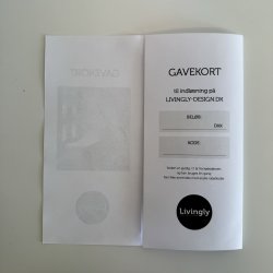 Gift certificate, print yourself