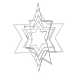 Spindelstjerne, ass. Hvid  