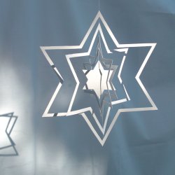 Spindelstjerne, ass. Hvid  