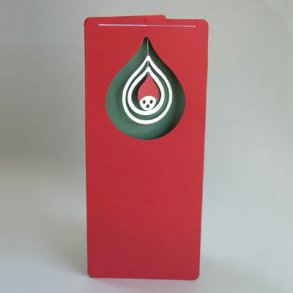 Elf in ring drops in card 