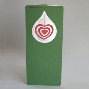 Spinning Heart in Card w ringdrop