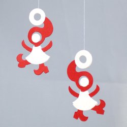 Clog Elves miniature, 4 pcs