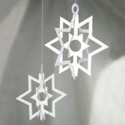 Tripple Star, 2 pcs, white