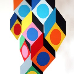 Cubillusion Mobile /9, multi coloured