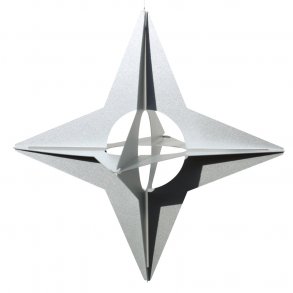 Castor Star, 18 cm, silver