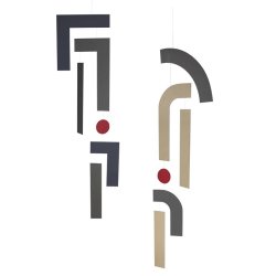 Femininum, grey/beige/red