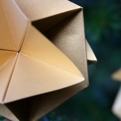 Molekyle Mini, guld, enkelt, 2 stk.  