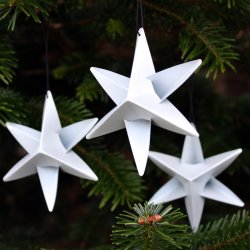 Sirius Star Mini, silver, 3 pcs