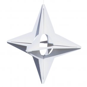 Castor Star, 18 cm, white