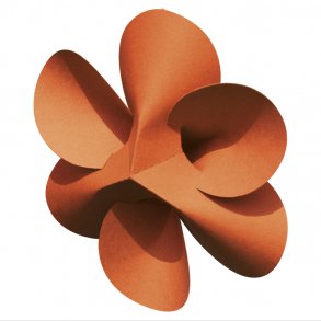 Flowers, orange, 4 single pcs.