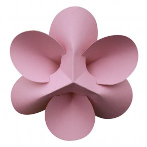 Flowers, pink, 4 single pcs.