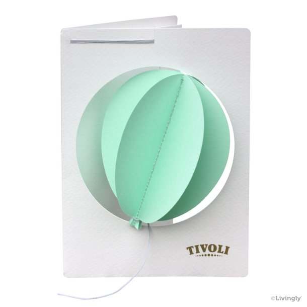 Balloon in Tivoli Card, mint