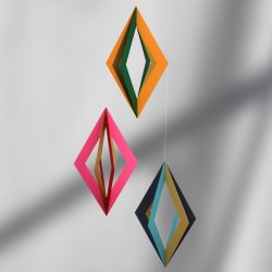 Harlekin ben diamantmobile 62 cm  