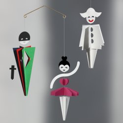 Harlequin, Columbine, Pierrot Mobile  