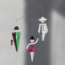 Harlequin, Columbine, Pierrot Mobile  