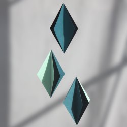 Harlekin diamantmobile 40 cm.  