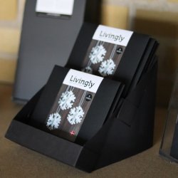 Mini display, 2 compartments