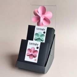 Mini display, 2 compartments w bar
