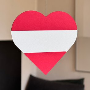 Heart Flag Card, Austria
