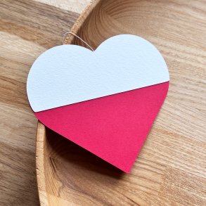 Heart Flag Card, Poland