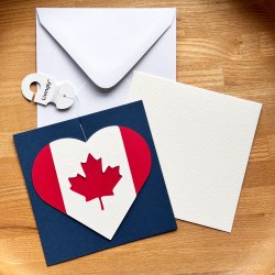 Hjerte-flag kort, Canada