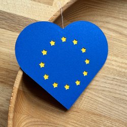 Hjerte-flag kort, EU