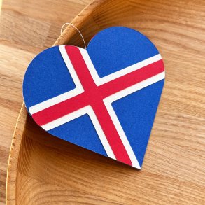 Heart Flag Card, Iceland