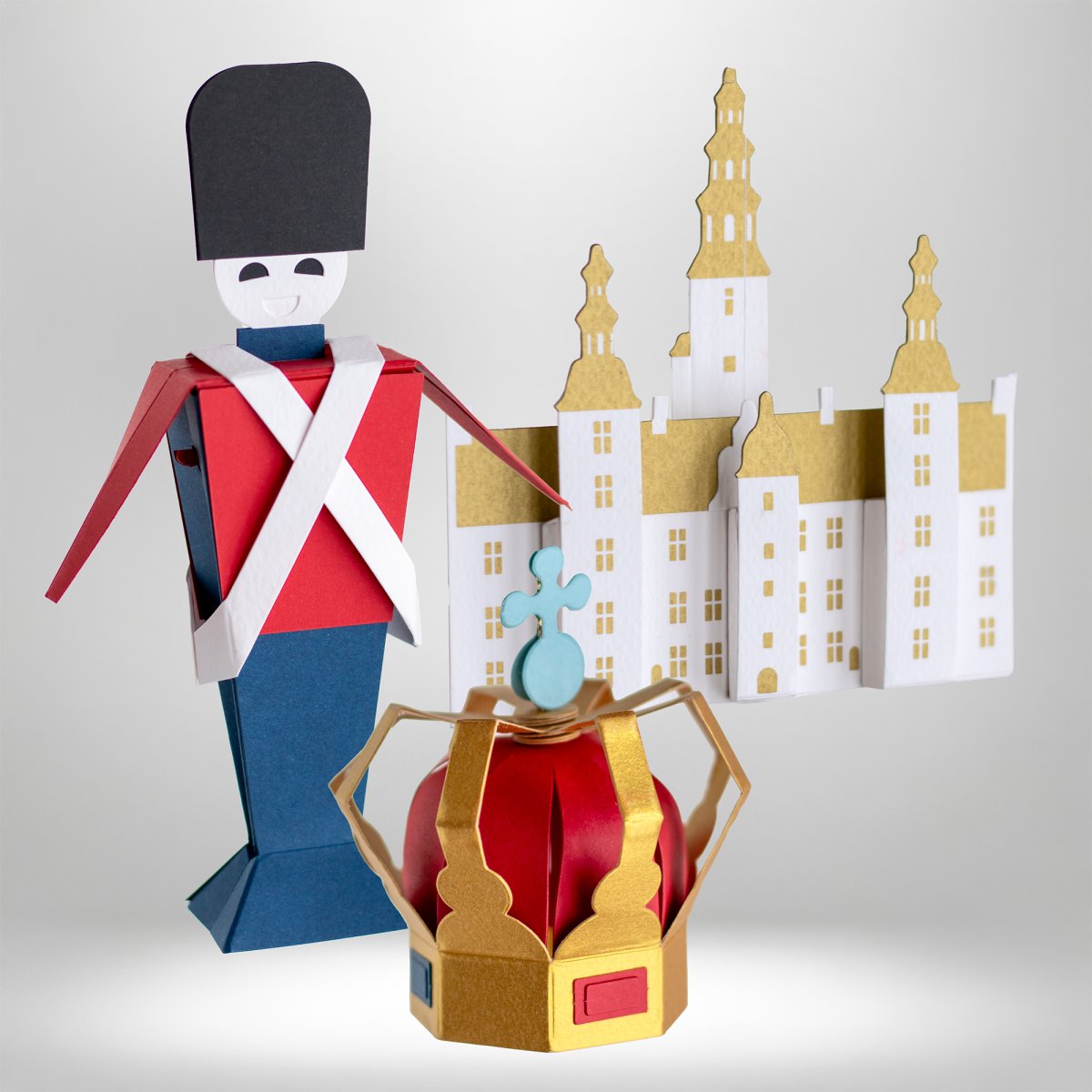Danish Souvenir | Paper Figures & Royal Design