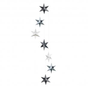 Star Mobile, 120 cm, grey-silver-white